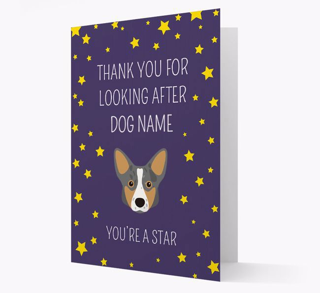 Personalized 'You're A Star' Thank You Card